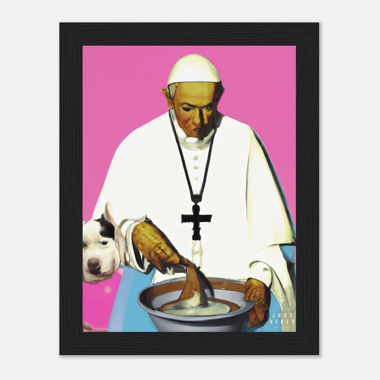 Trippy Pope - gerahmt