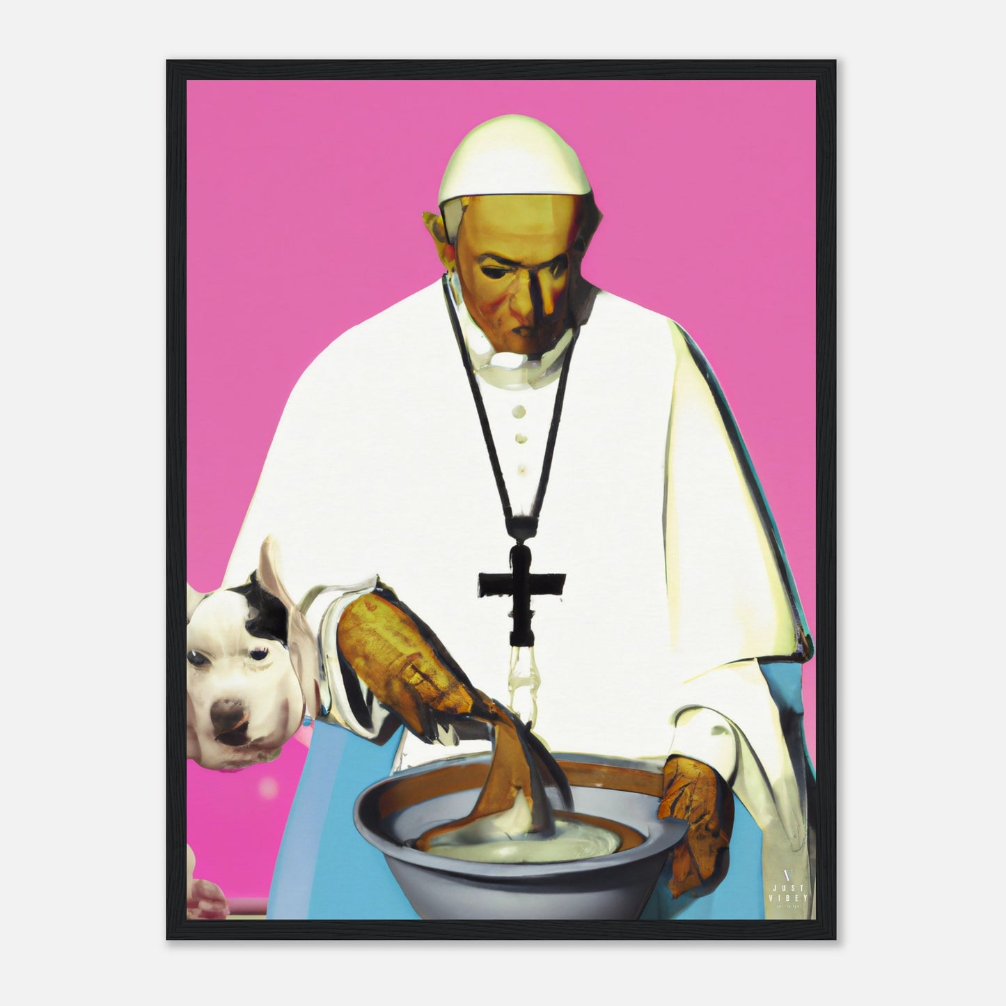 Trippy Pope - gerahmt