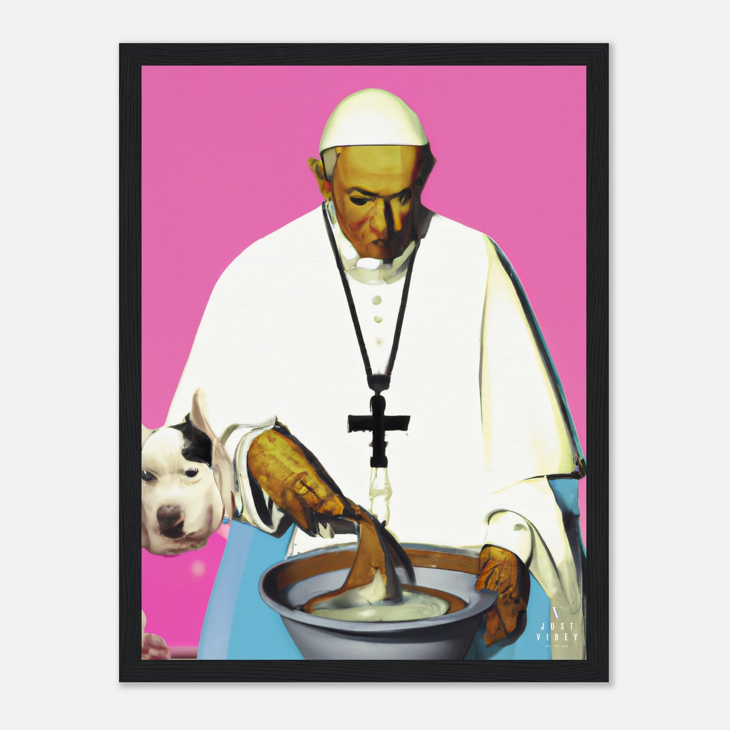 Trippy Pope - gerahmt