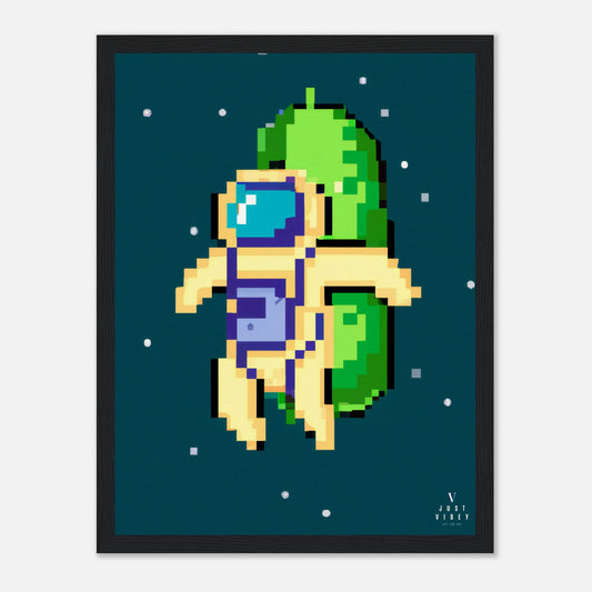 Pickle Astronaut - gerahmt